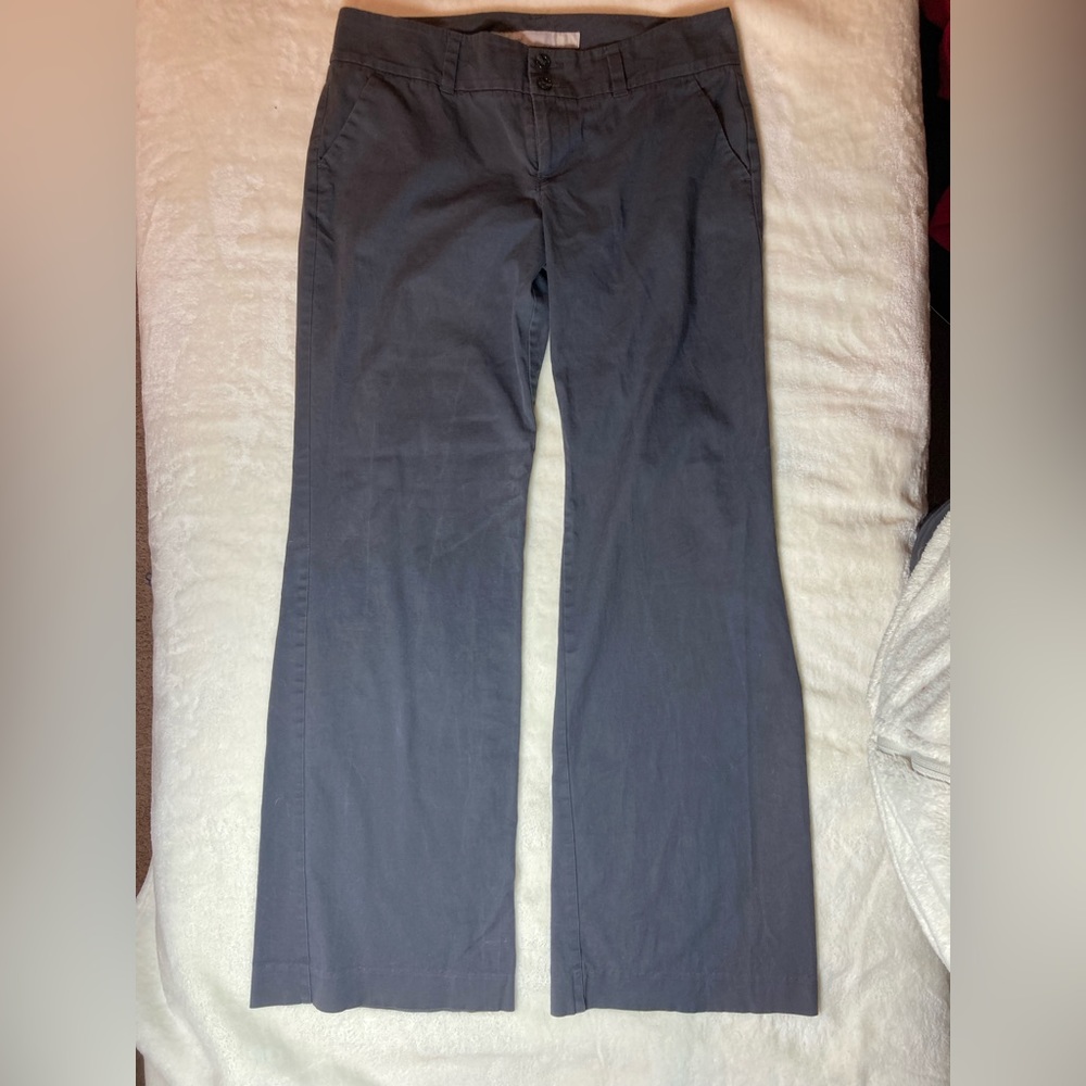 Y2K Old Navy wide leg chinos grey women’s size 6